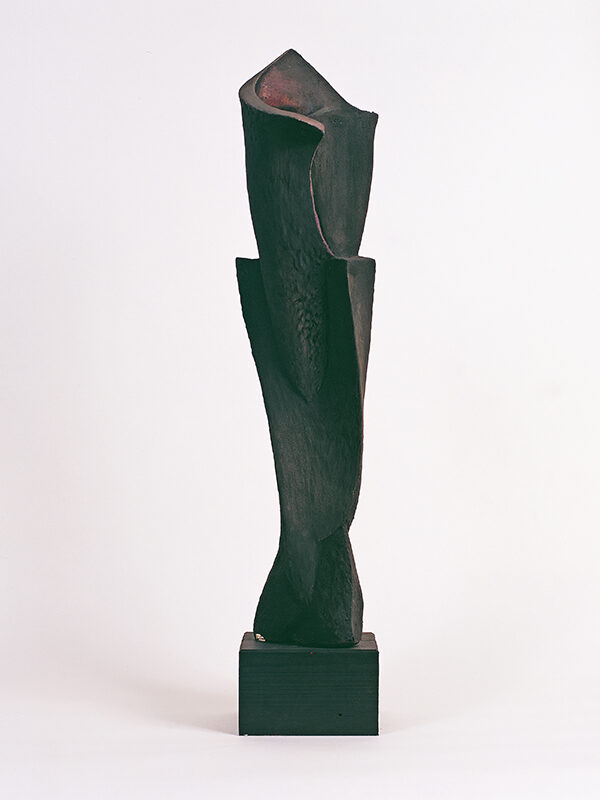 Abstract Vessel Form 1993 Ceramic fibre mix Height 91cm